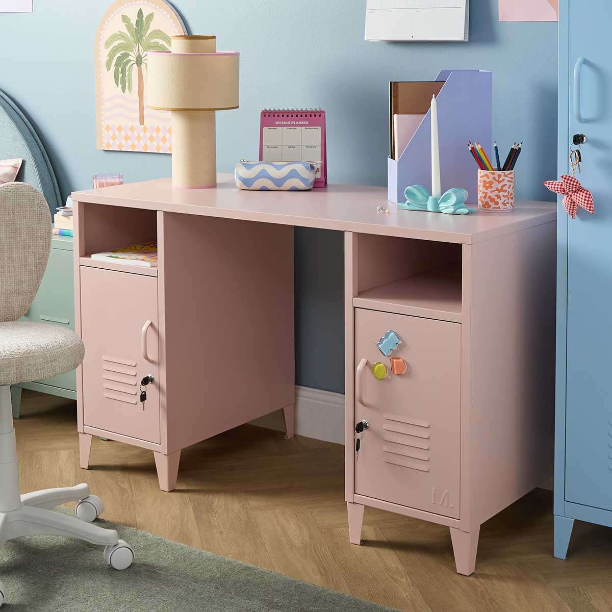 Mocka Original Locker Desk - Large - Pink