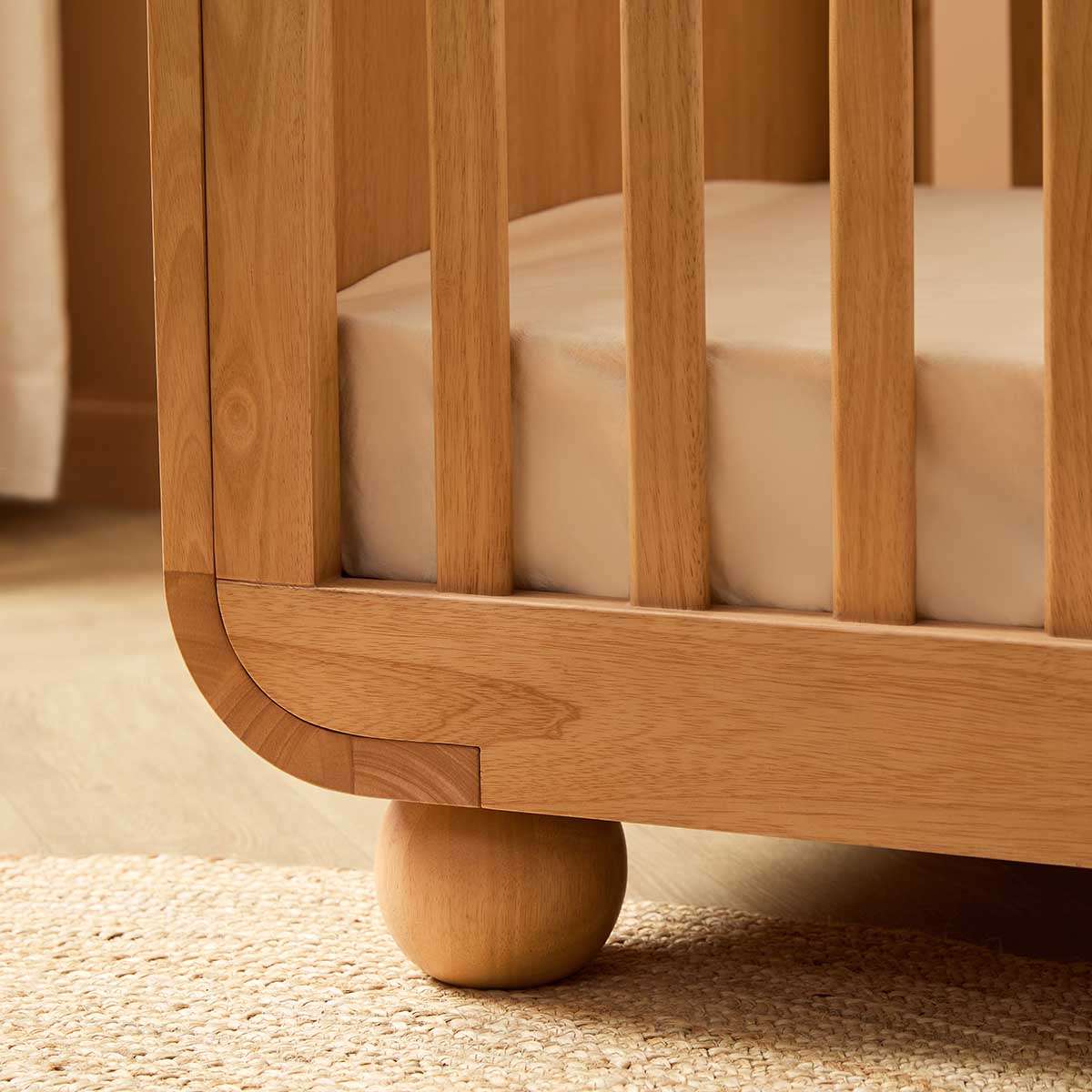 Willow 3 in 1 Cot - Natural