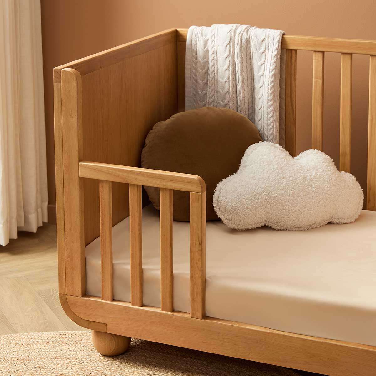 Willow 3 in 1 Cot - Natural