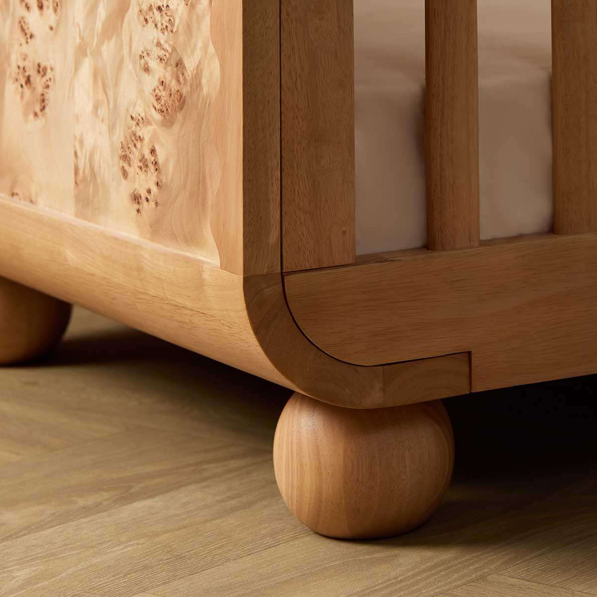 Willow 3 in 1 Cot - Natural