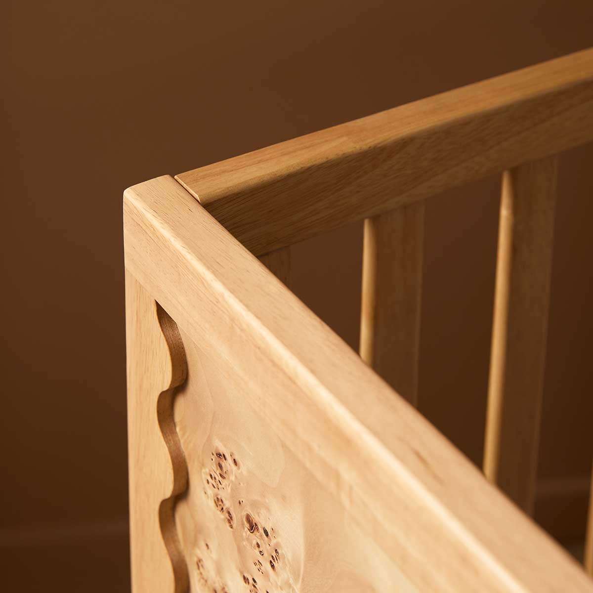 Willow 3 in 1 Cot - Natural