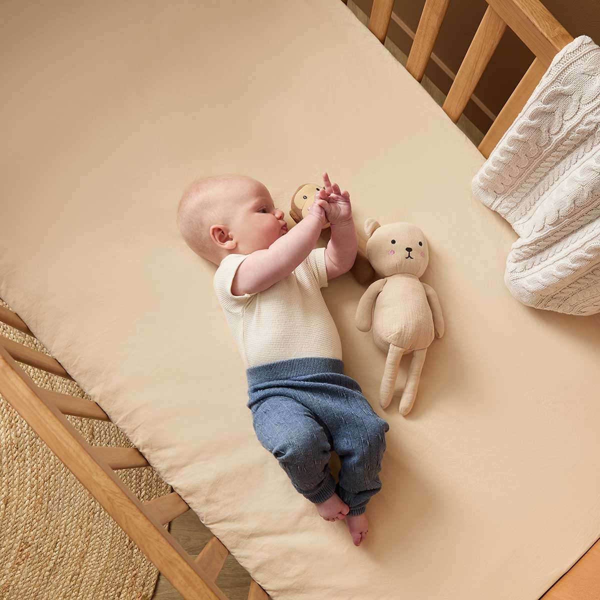 Willow 3 in 1 Cot - Natural