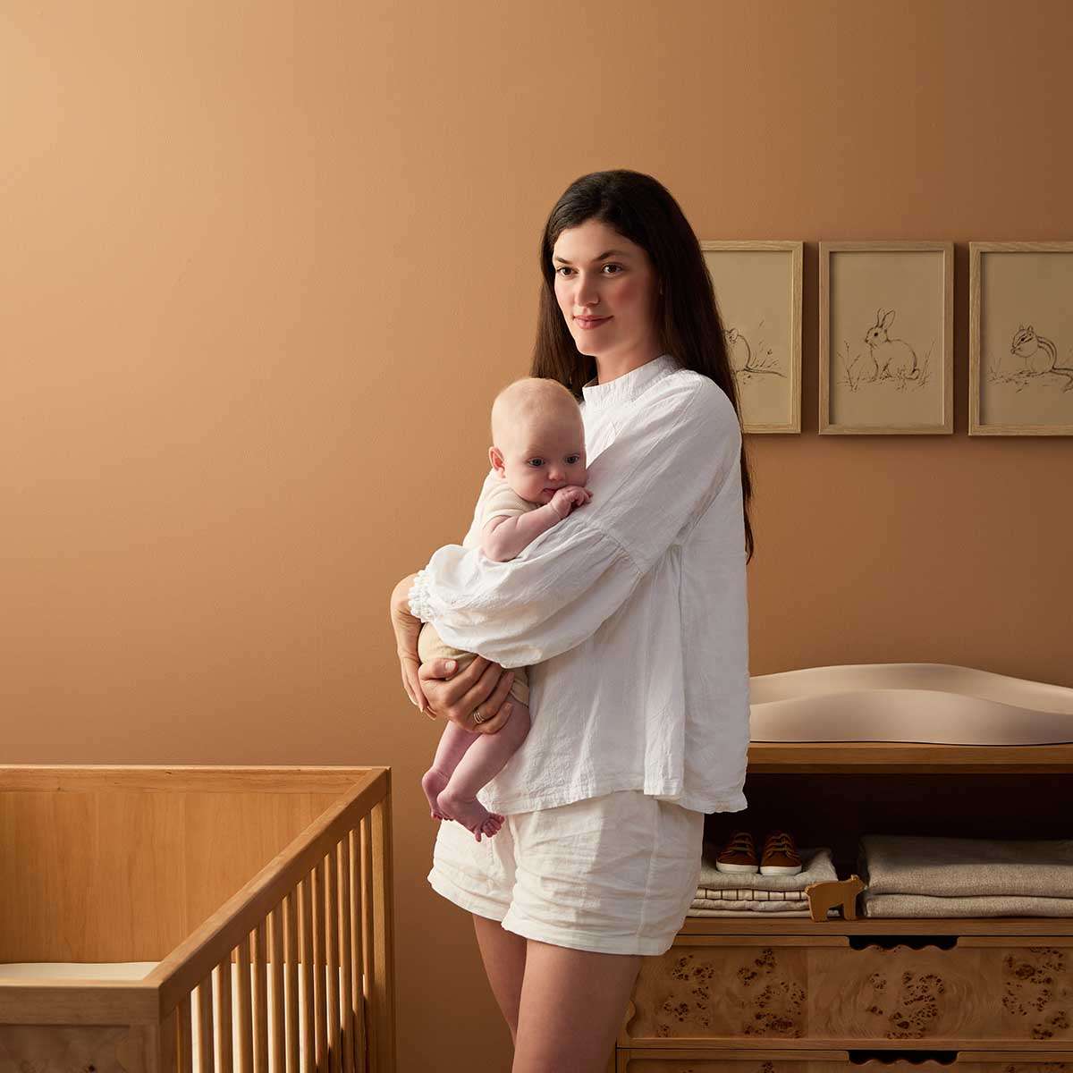 Willow 3 in 1 Cot - Natural