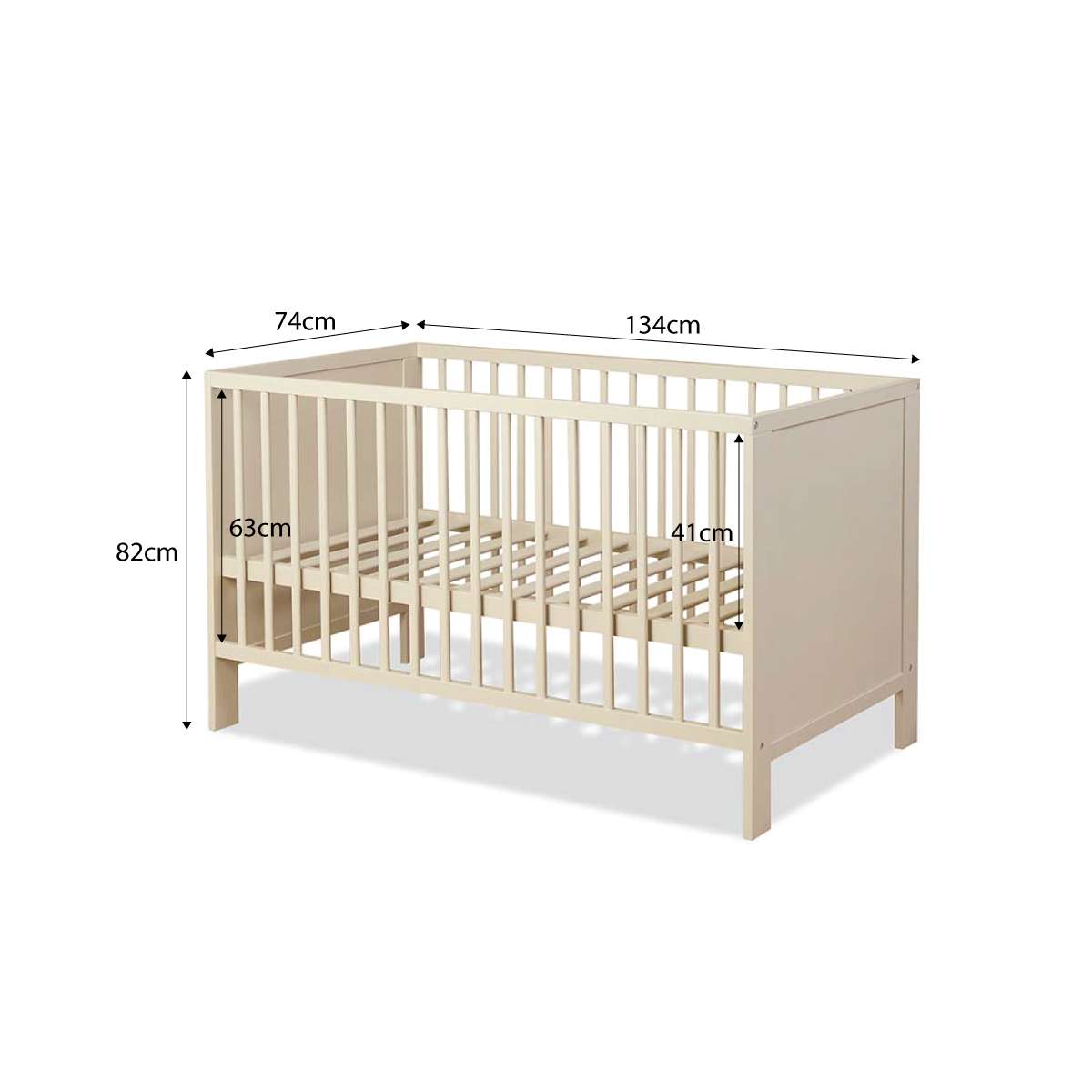 Aspiring Classic Cot - Stone