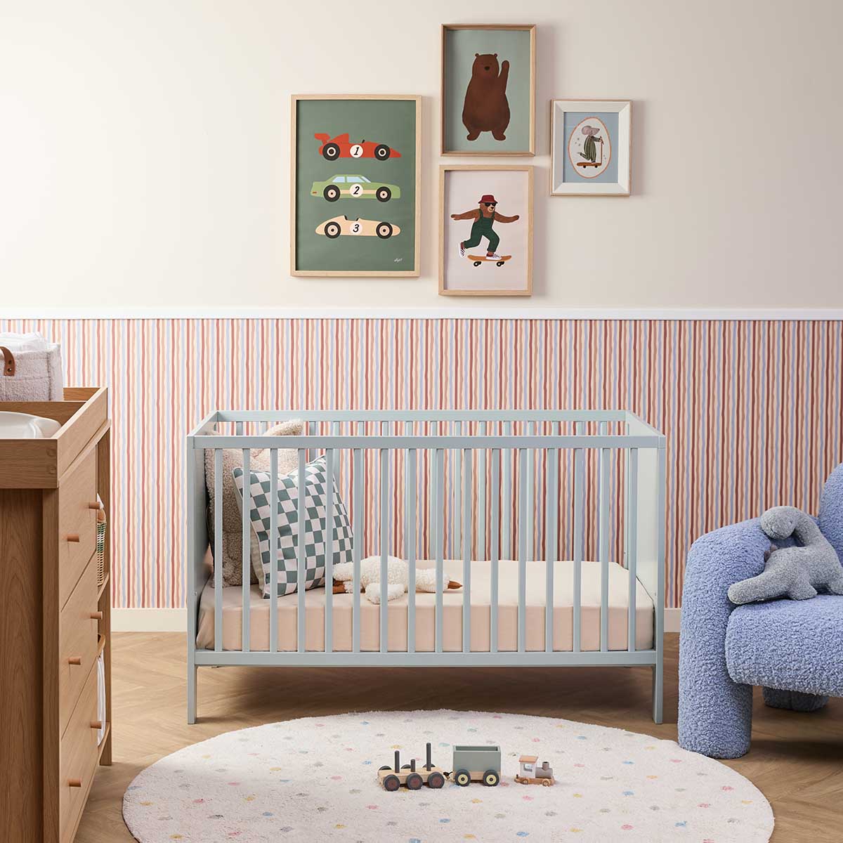 Aspiring Classic Cot - Sea Mist