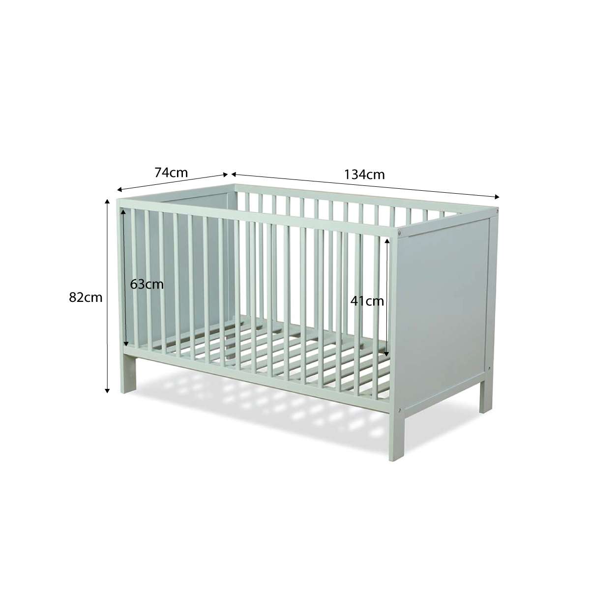Aspiring Classic Cot - Sea Mist