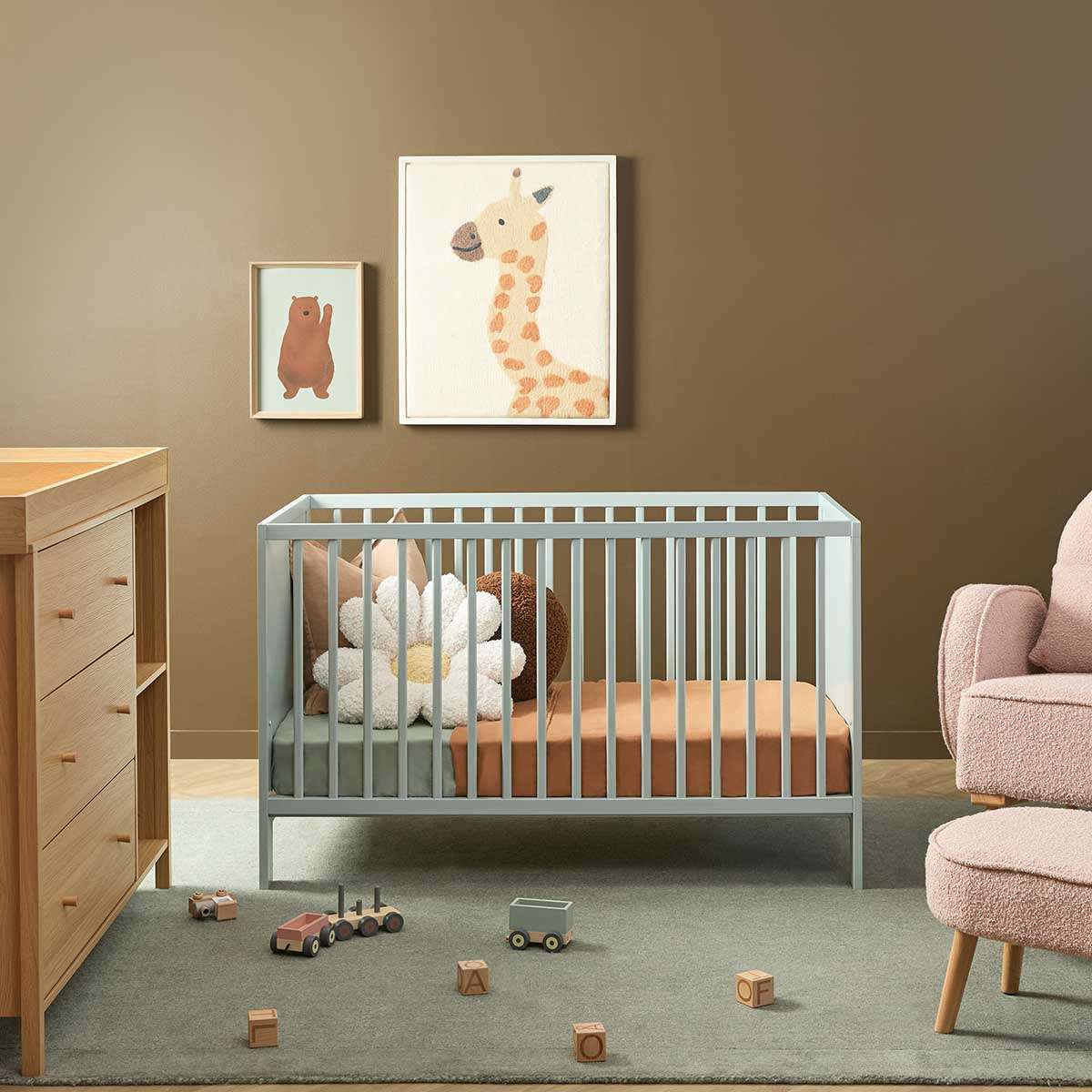 Aspiring Classic Cot - Sea Mist