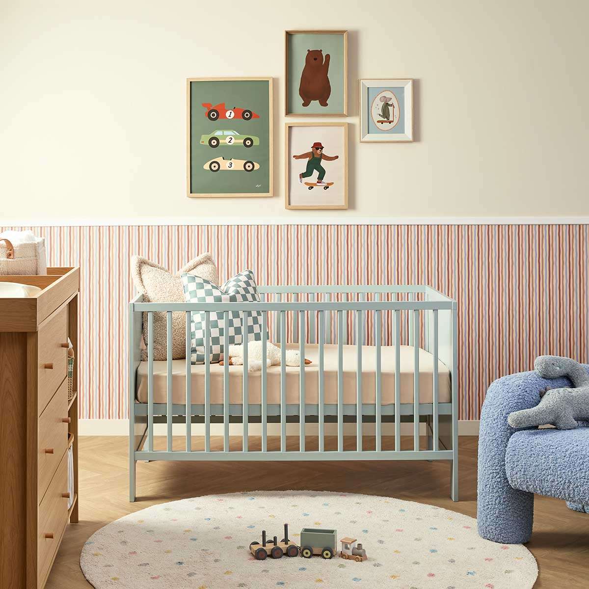 Aspiring Classic Cot - Sea Mist