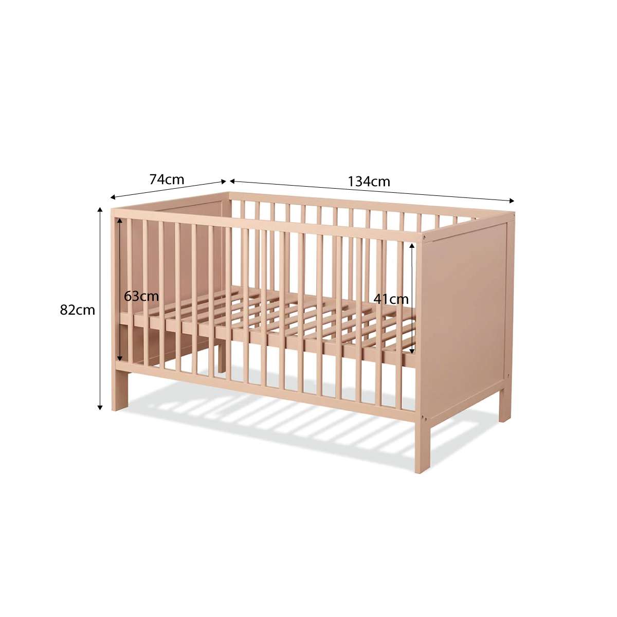 Aspiring Classic Cot - Pink