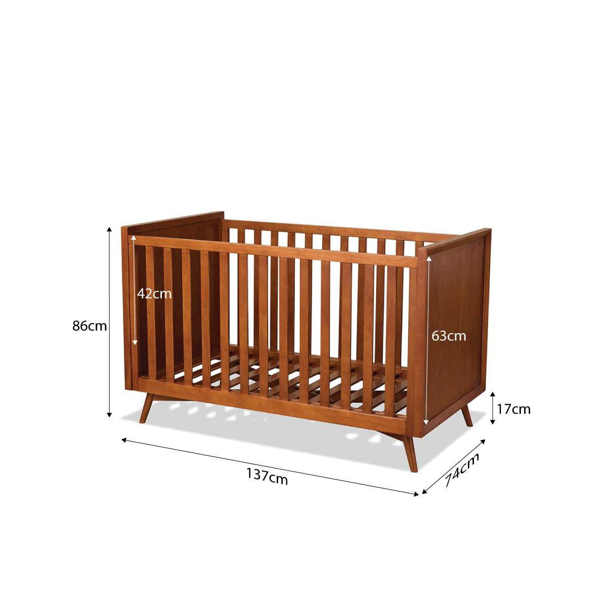 Marlow Mid-Century 3-in-1 Cot Conversion Bundle