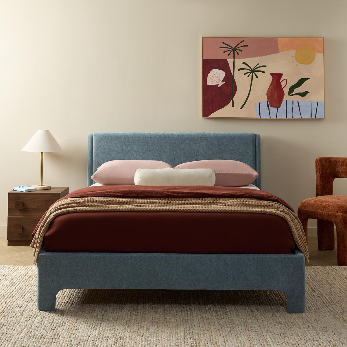 Boedie Queen Bed - Blue