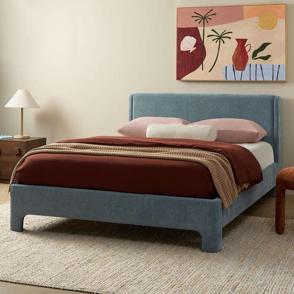 Boedie Queen Bed - Blue