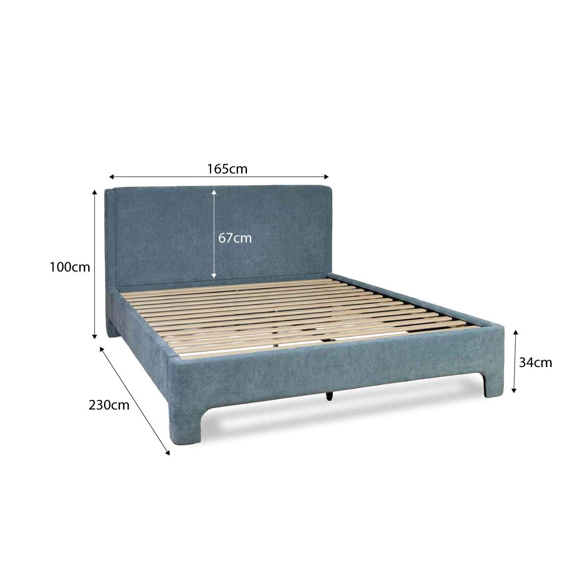Boedie Queen Bed - Blue