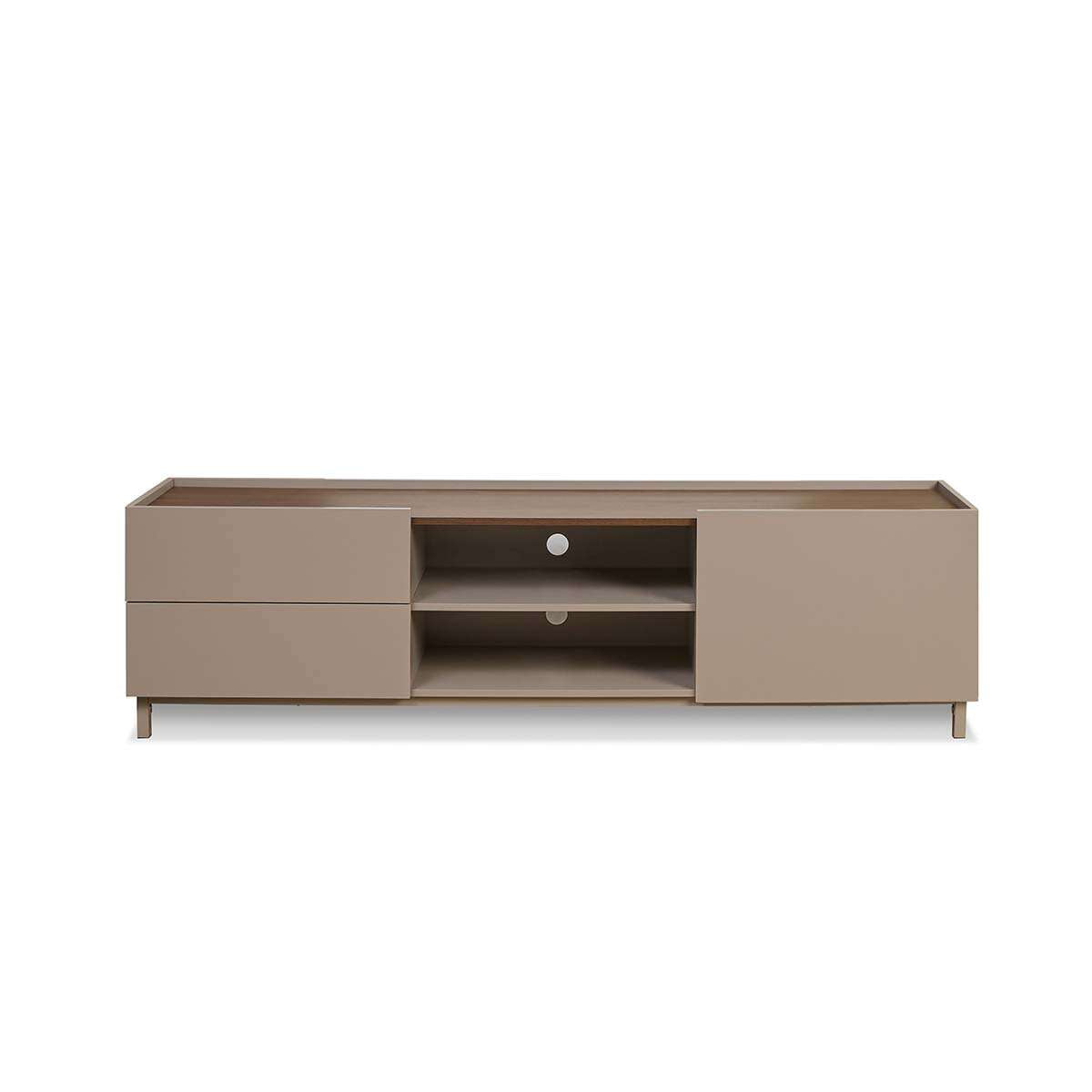 Murphy Entertainment Unit - Stone/Walnut