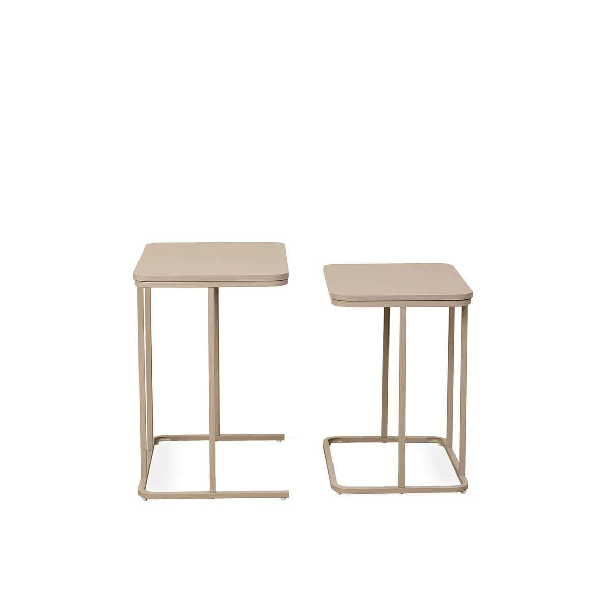 Mikkel Nesting Side Tables - Stone