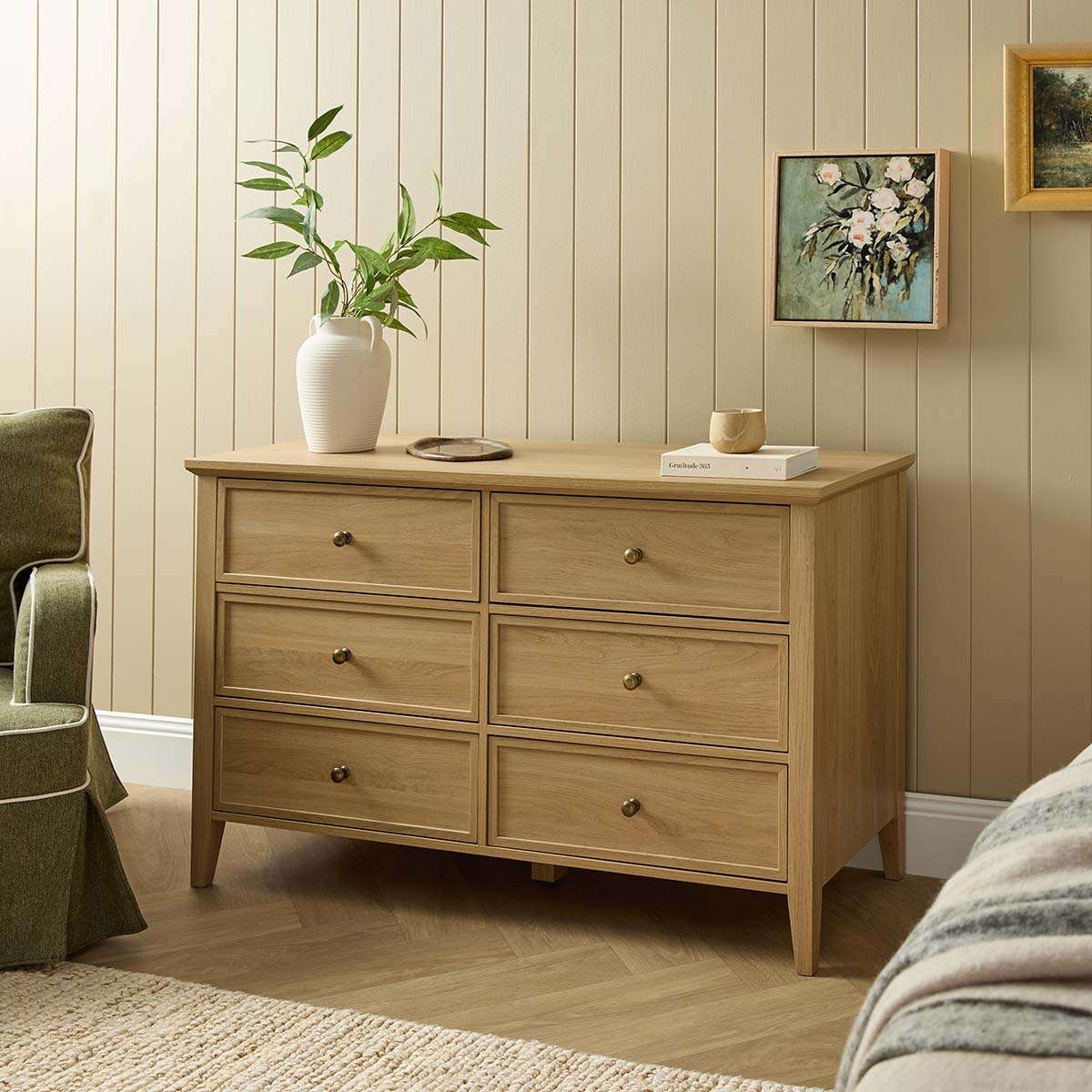 Ambrose Six Drawer - Natural