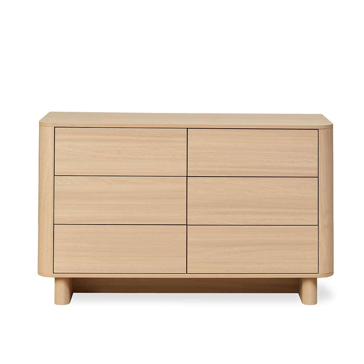 Bondi Six Drawer - Natural