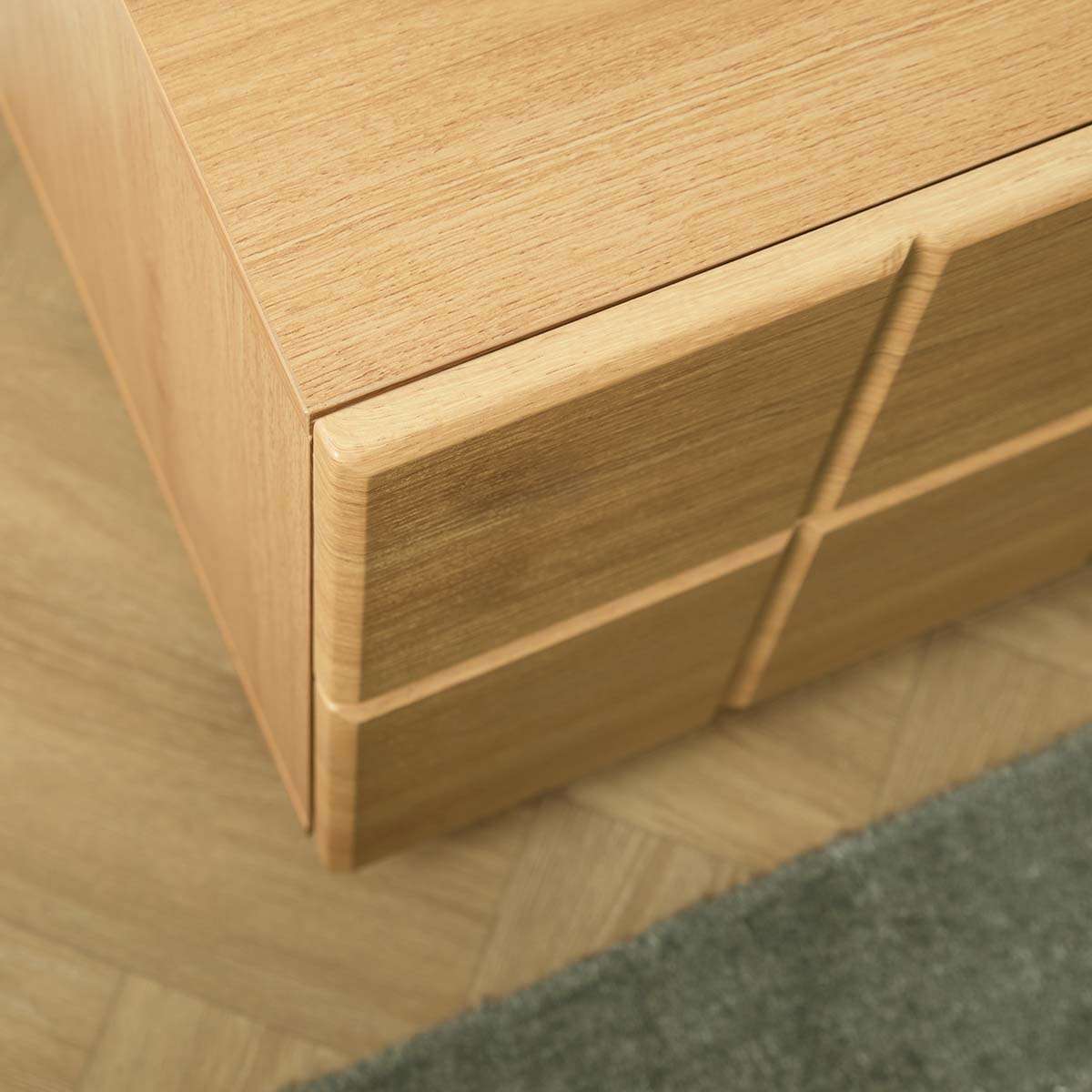 Sonny Checkerboard Bedside - Natural