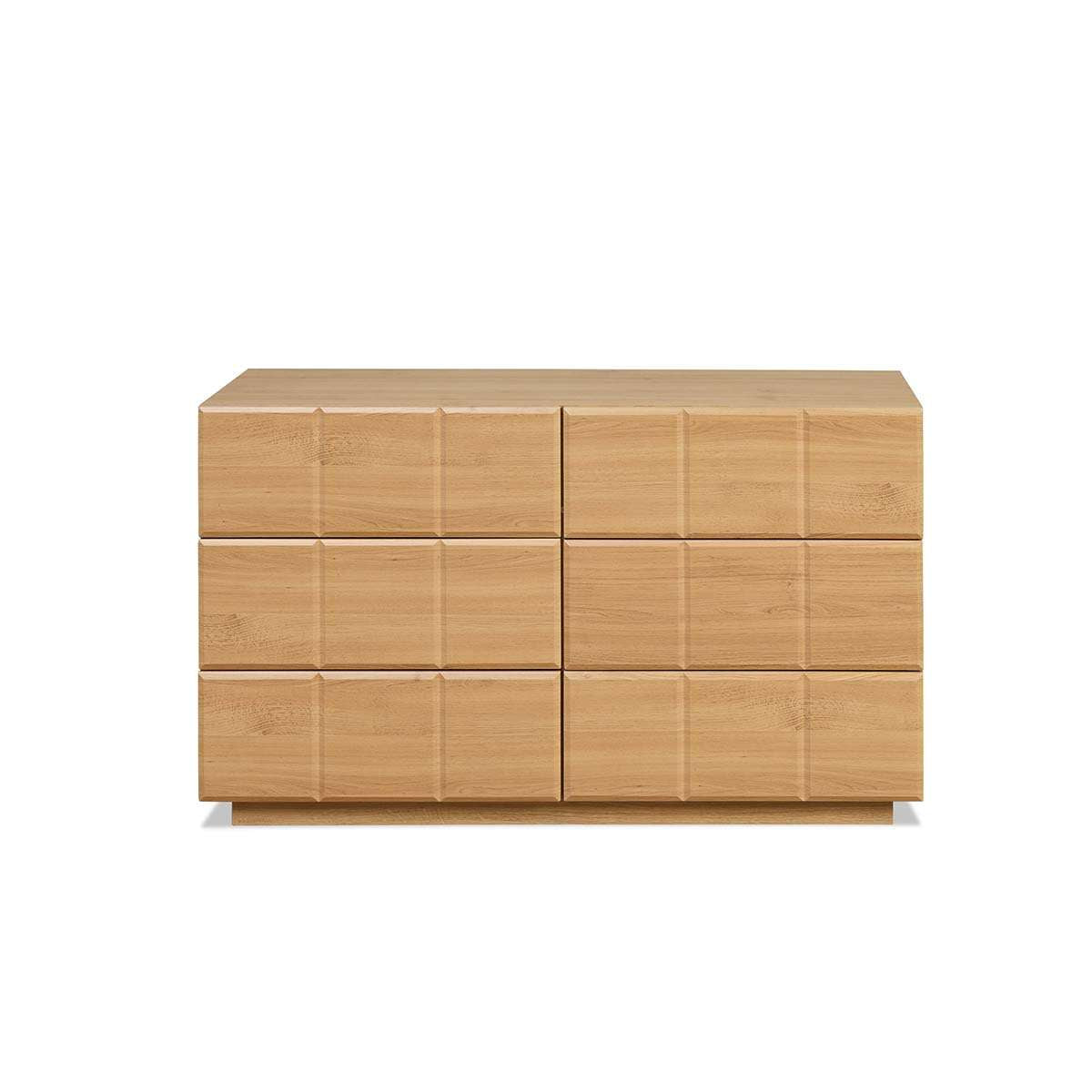 Sonny Checkerboard Six Drawer - Natural
