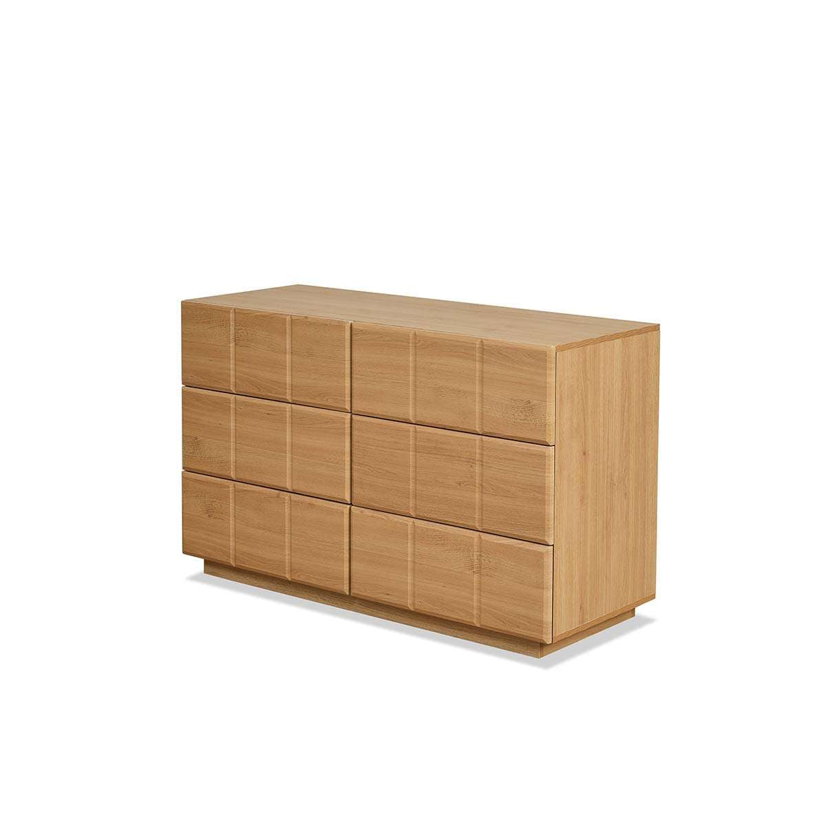 Sonny Checkerboard Six Drawer - Natural