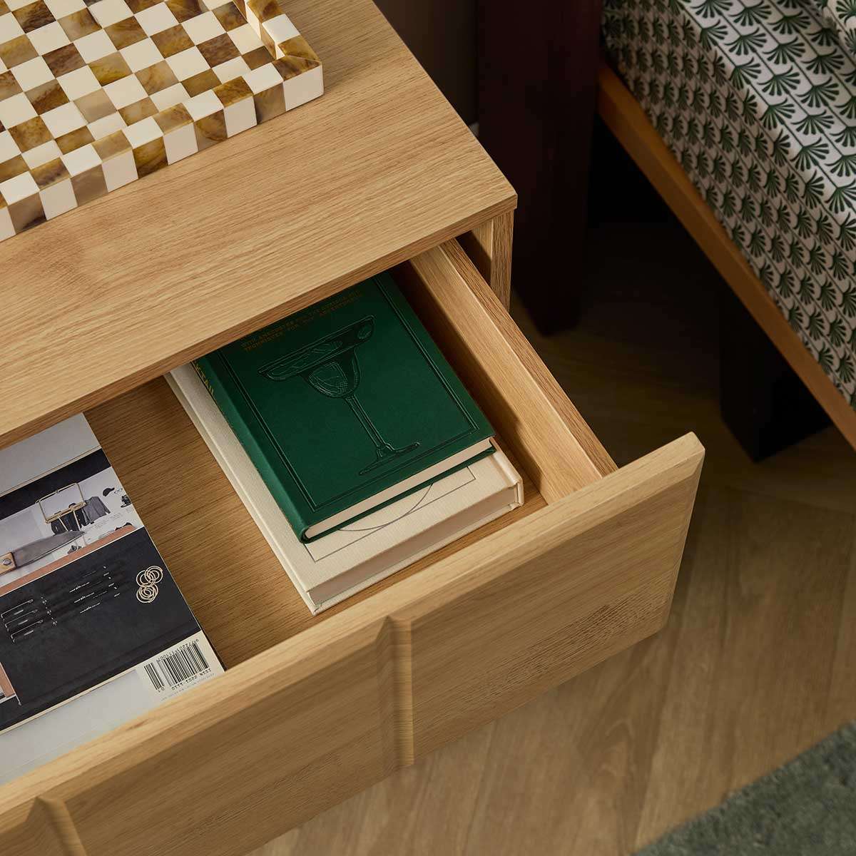 Sonny Checkerboard Six Drawer - Natural