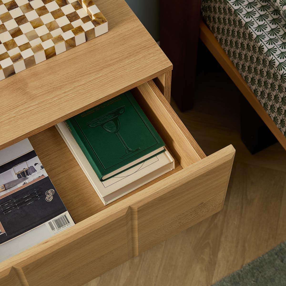 Sonny Checkerboard Six Drawer - Natural