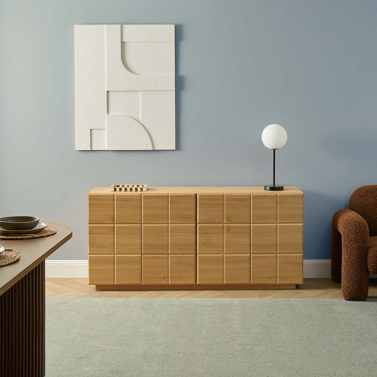 Sonny Checkerboard Buffet - Natural