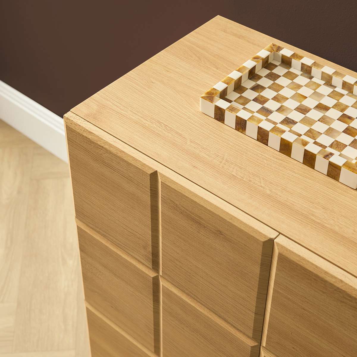 Sonny Checkerboard Buffet - Natural