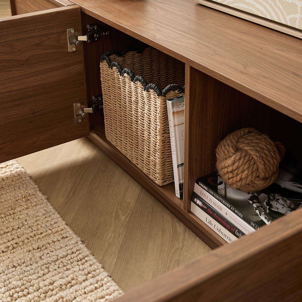 Osaka Large Entertainment Unit - Walnut