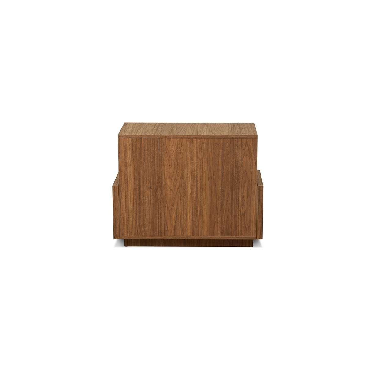 Osaka End Table - Walnut | Stylish Storage by Mocka