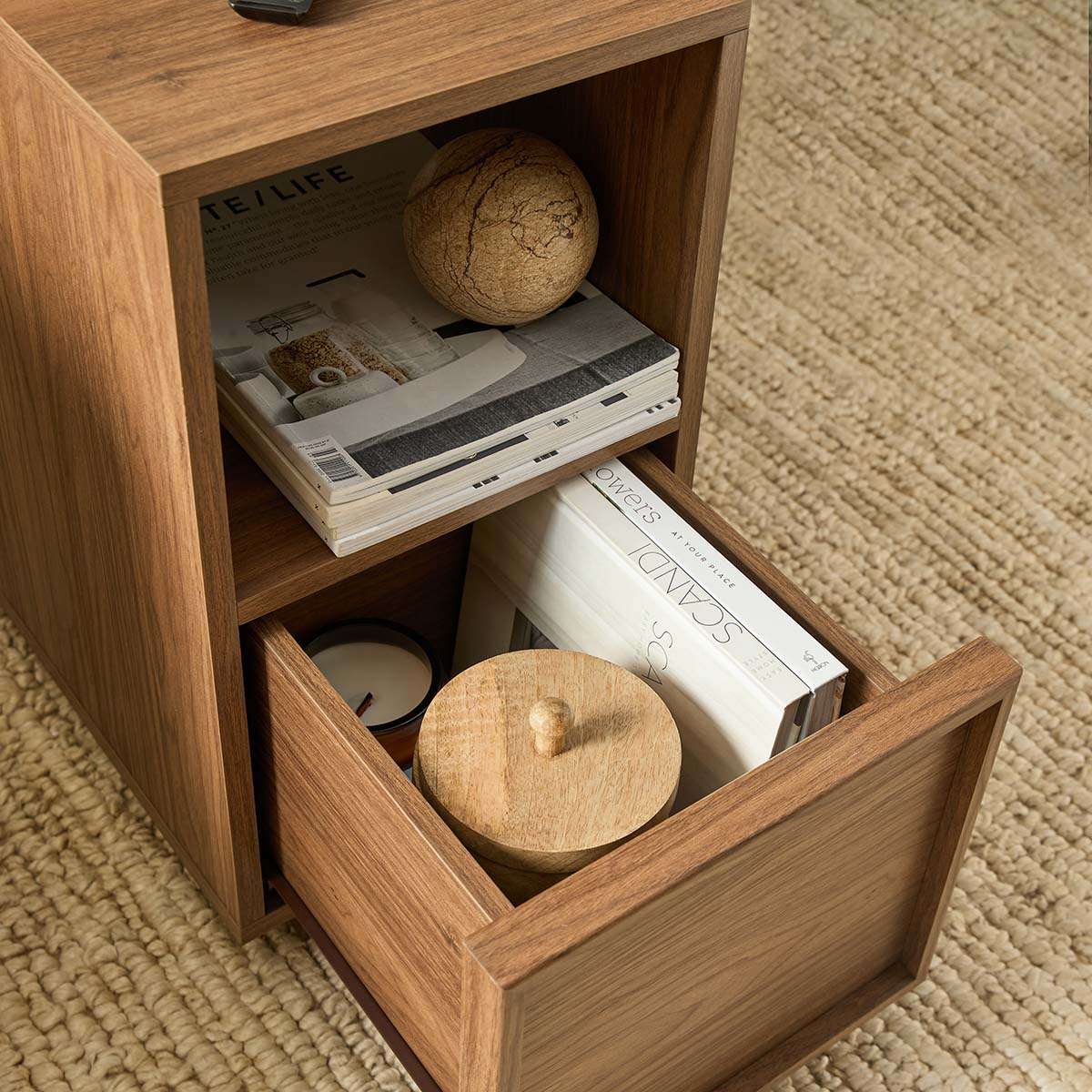 Osaka End Table - Walnut