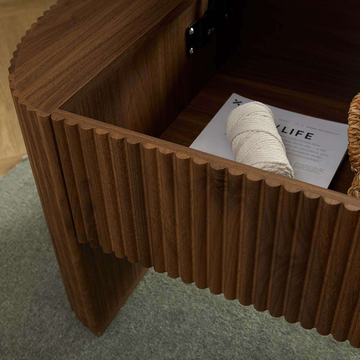 Amara Coffee Table - Walnut
