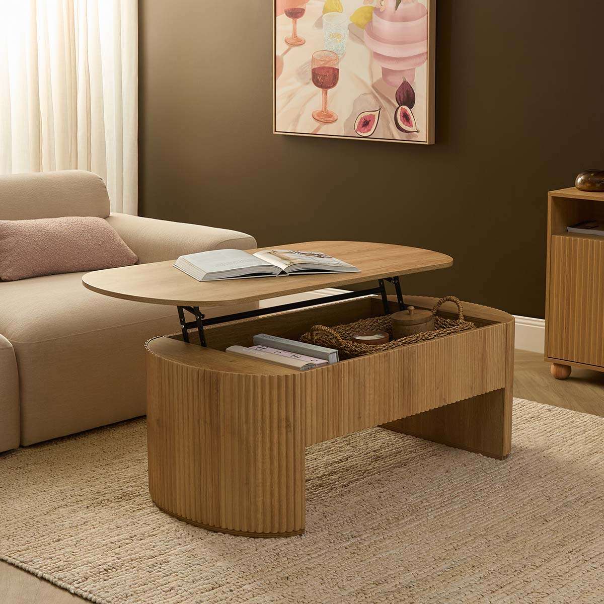 Amara Coffee Table - Natural