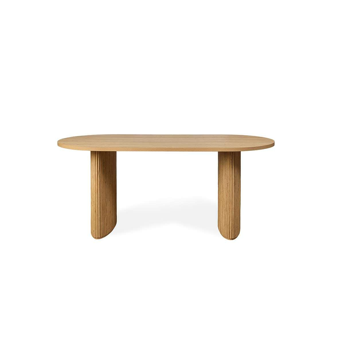 Amara Six Seater Large Dining Table - Natural