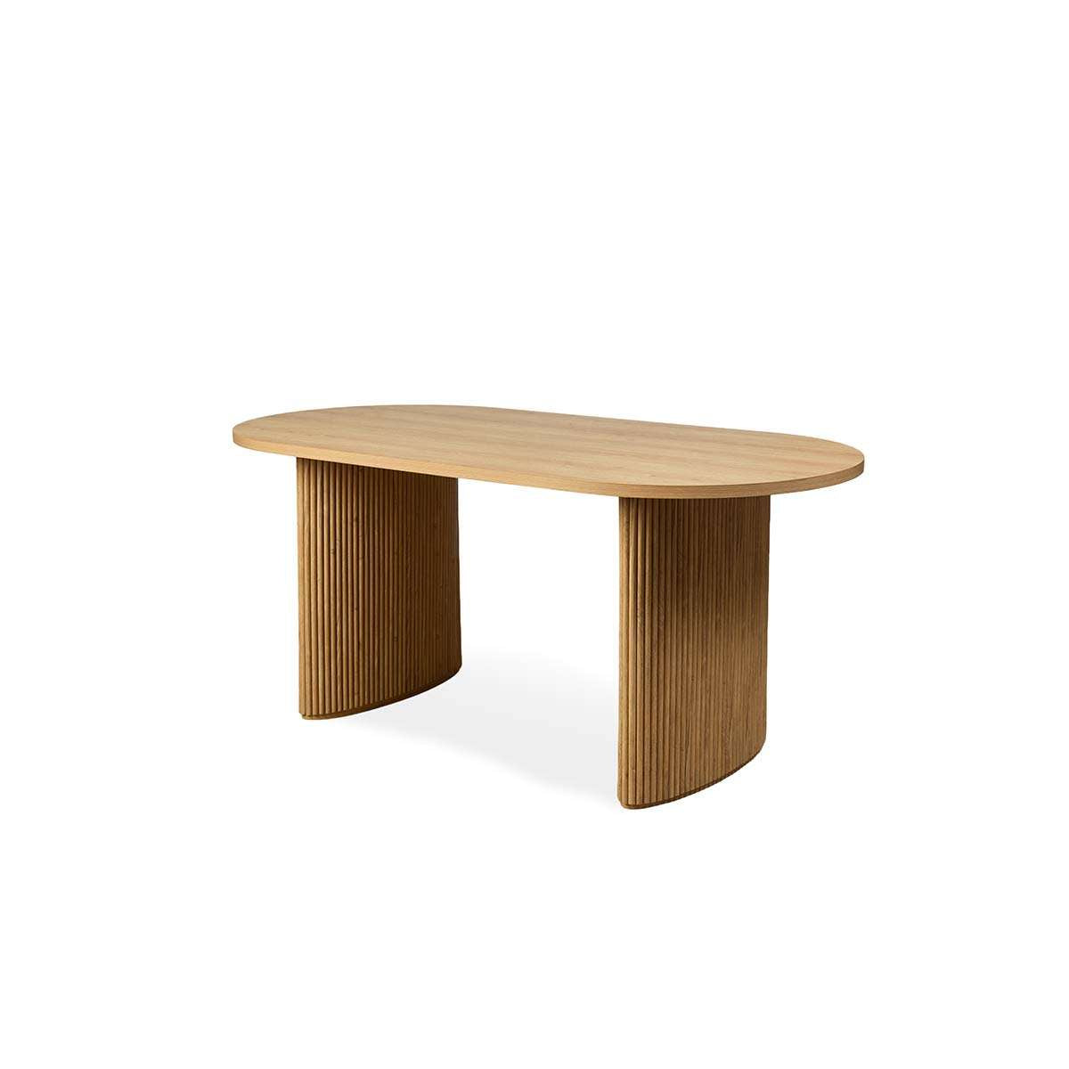 Amara Six Seater Large Dining Table - Natural