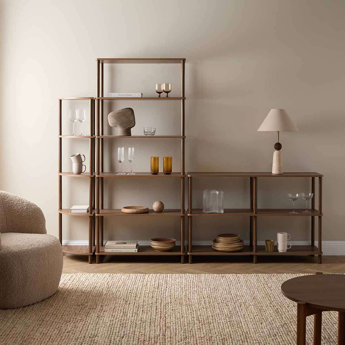 Eden Low Shelf - Walnut