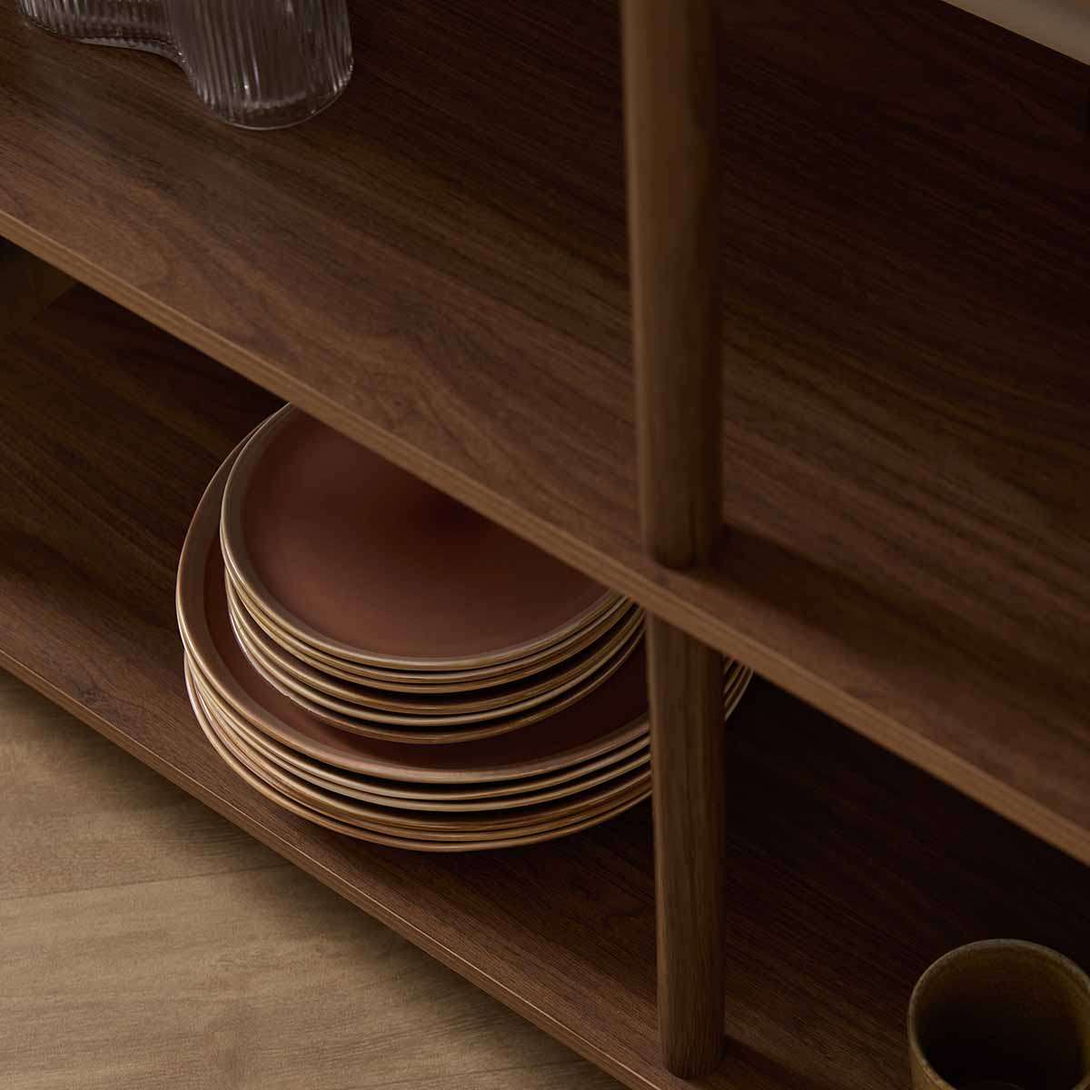 Eden Low Shelf - Walnut
