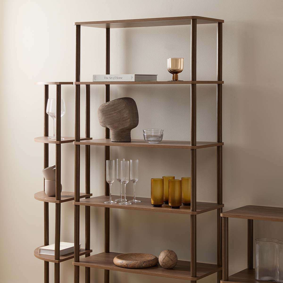 Eden Tall Shelf - Walnut