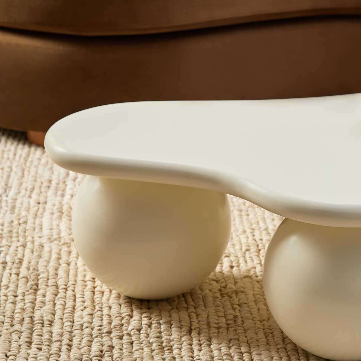 Agatha Ball Feet Coffee Table - Beige