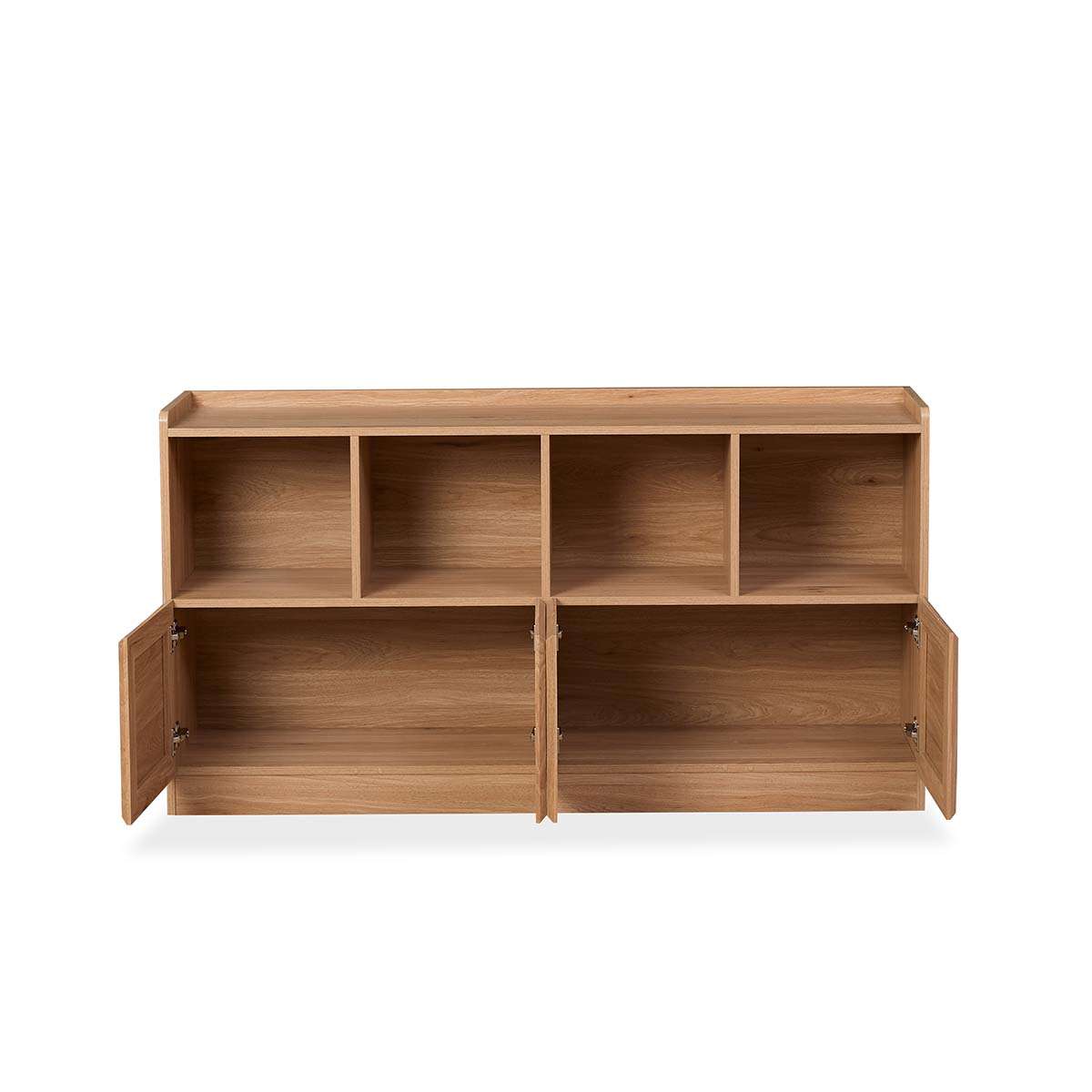 Noosa Rattan Cube Storage Bookcase  - Natural