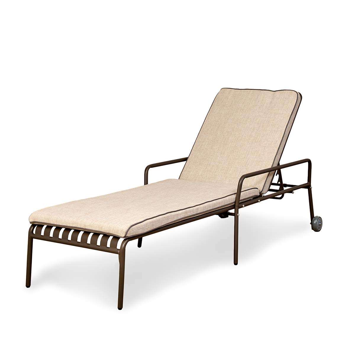 Palma Outdoor Sun Lounger Chocolate - Set of Two