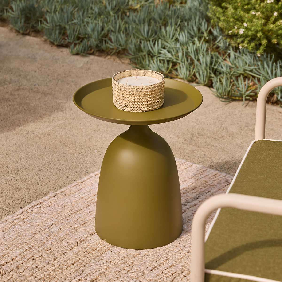 Palma Coffee and Side Table Olive Set of Two