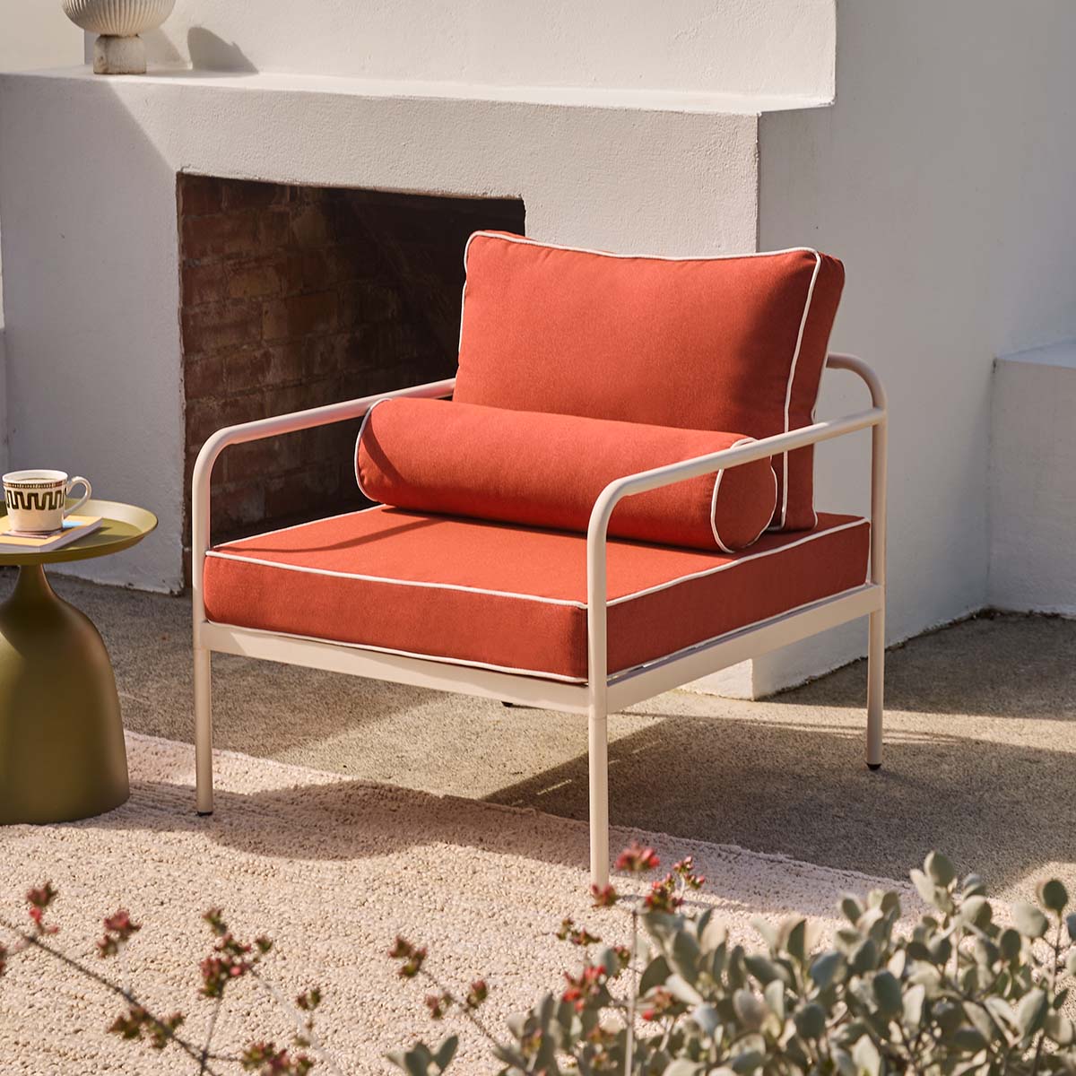 Marin Outdoor Armchair - Paprika