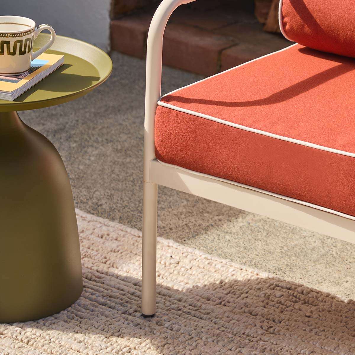 Marin Outdoor Armchair - Paprika