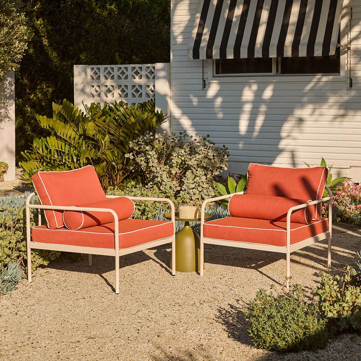 Marin Outdoor Armchair - Paprika