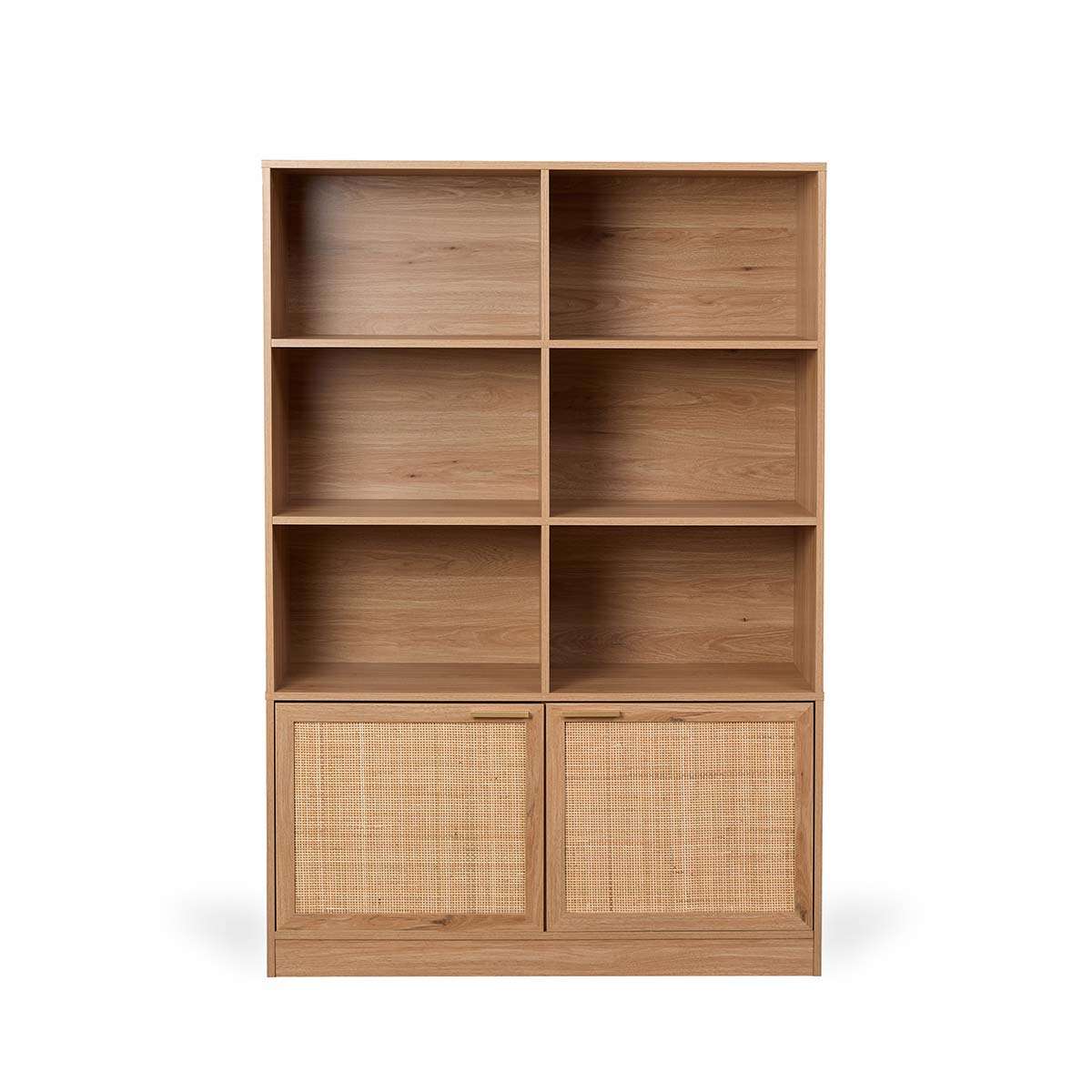 Noosa Rattan Large Bookcase - Natural