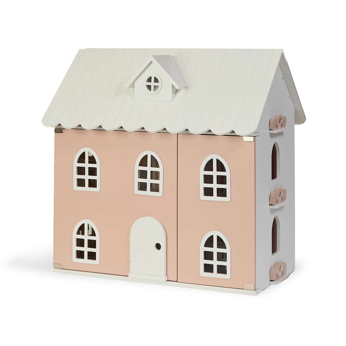 Village Dollhouse 10 Piece Set - Pink