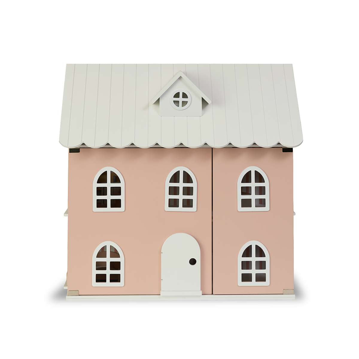 Village Dollhouse 10 Piece Set - Pink