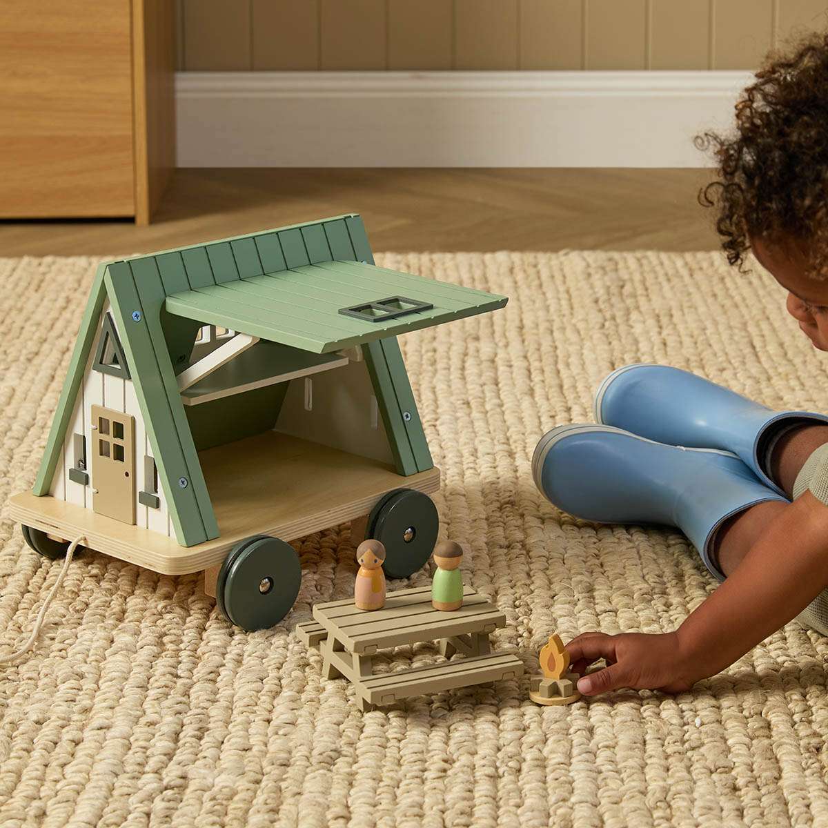 Pull Along Glamping Hut 5 Piece Set