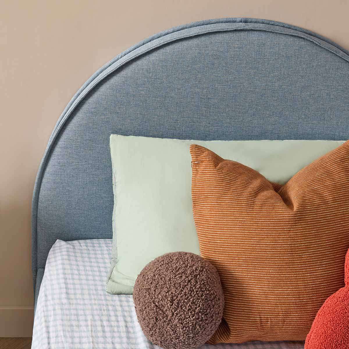 Imogen King Single Bed - Blue